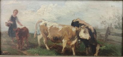ROUX (1874)
Oil on panel representing the...