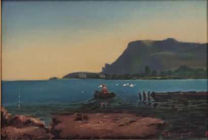 GARREL. G (1889)
Animated seaside in the...