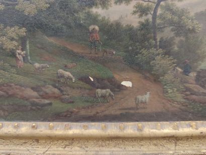 WORK from the XIXth century
Pastoral scene...