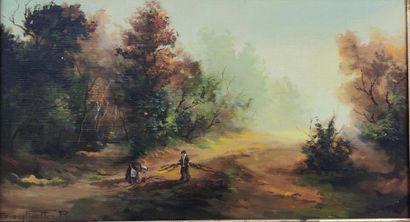 RAYMOND SAGLIETTO
Animated Landscape
Oil...