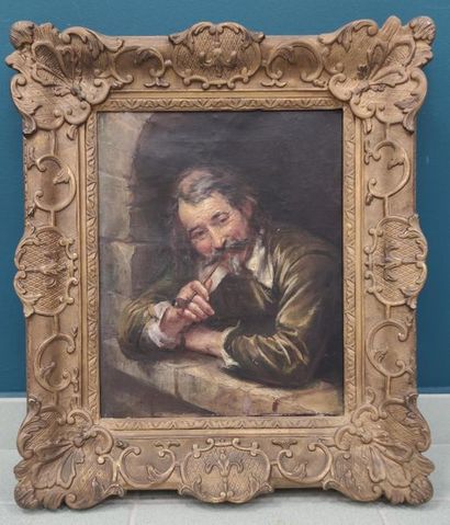 Joseph Noël SYLVESTRE (1847-1926) 
The pipe...