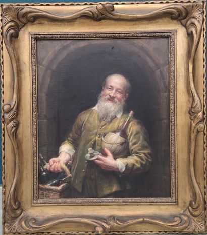 Joseph Noël SYLVESTRE (1847-1926) 
The wine...