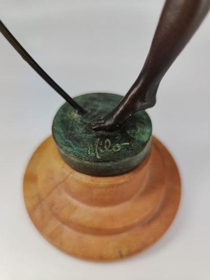 Milo MARTIN D'après (1893-1970) 
Bronze à...