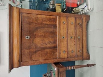 SECRETARY Louis Philipe in walnut and walnut...