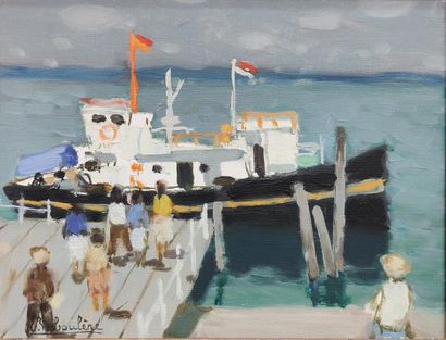 Eugène BABOULENE (1905-1994)
Bateau à Pallestrina...