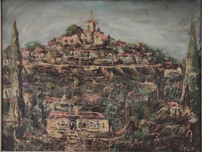 NOLK
Village of Gassin
Oil on canvas
Signed...