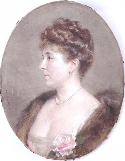 Marcel BASCHET (1862-1941)
Profile portrait...