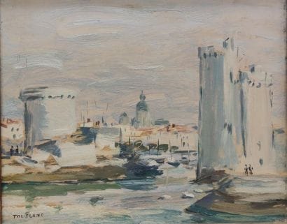 TOUBLANC Léon (1900-1990)
Oil on isorel representing...