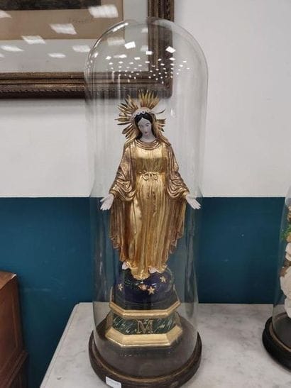 SANTIBELLI
La Vierge aux serpents 
Sculpture...