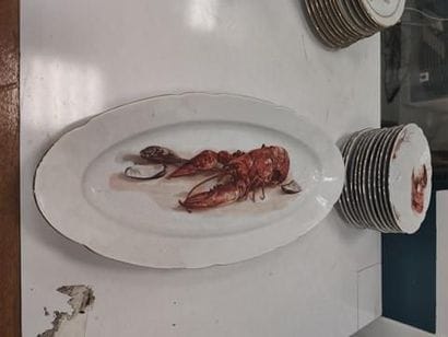 BAVARIA
SERVICE A POISSON à décor de langoustines...