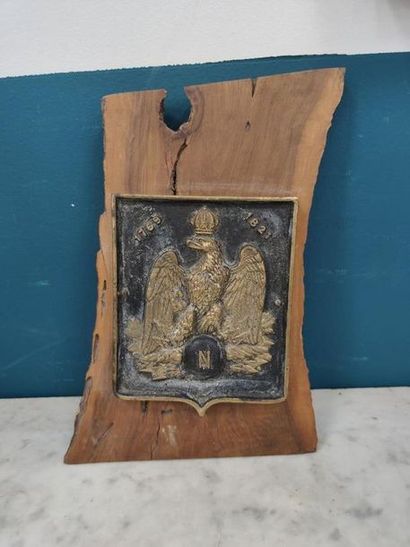 BRONZE PLATE representing the Napoleonic...
