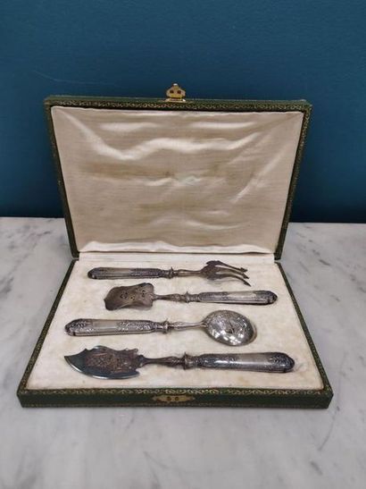 CANDY NECESSAR with silver handle, metal...