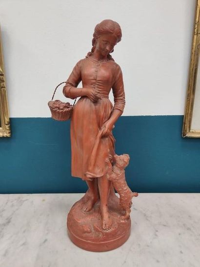 J.LEGULUCHE (1849-1915)
Terracotta sculpture...