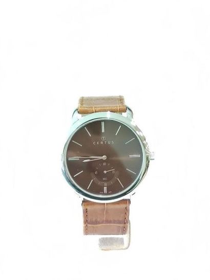 CERTUS 
Bracelet watch, 40mm round stainless...