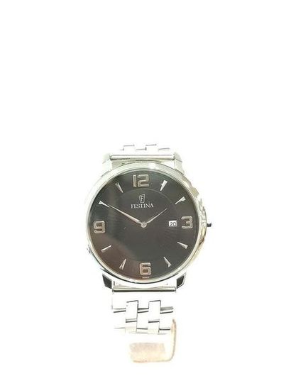 FESTINA
Bracelet watch, 40mm round stainless...