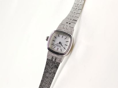 SEIKO
Ladies' wristwatch, square steel case...