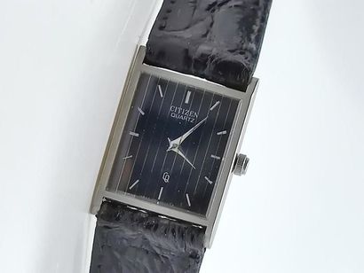 CITIZEN 
Bracelet watch, rectangular stainless...