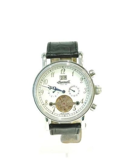 INGERSOLL
Wrist watch, round stainless steel...