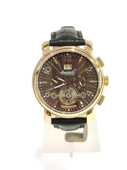 INGERSOLL
Wristwatch, 43 mm gold-plated round...