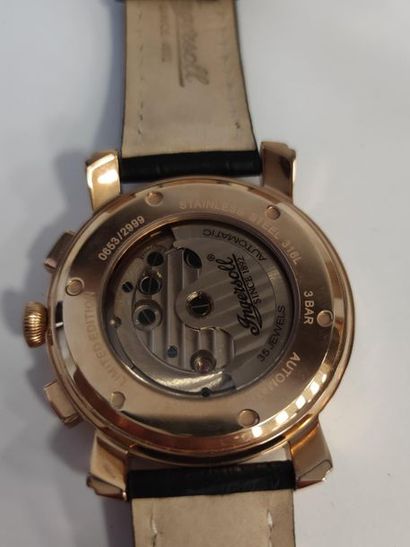 INGERSOLL
Wristwatch, 43 mm gold-plated round...