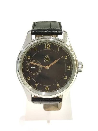 GLYCINE
Bracelet watch, 44mm round stainless...
