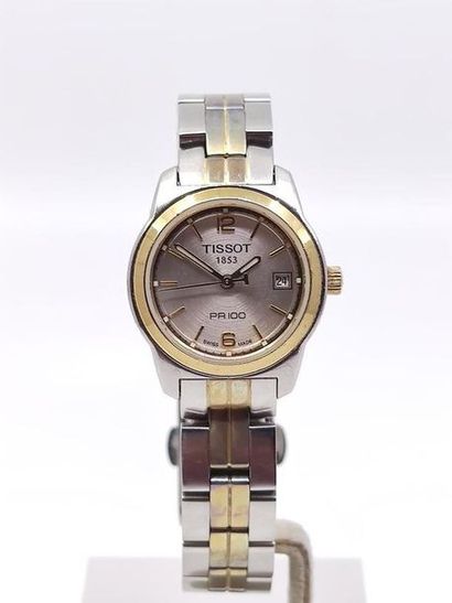 TISSOT 1853
Two-tone steel bracelet watch,...