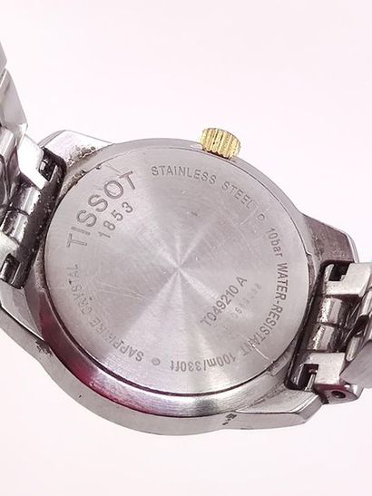 TISSOT 1853
Two-tone steel bracelet watch,...