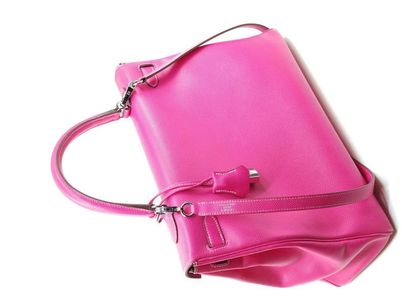 HERMES Paris 
32 cm Kelly bag in Tyrian pink...