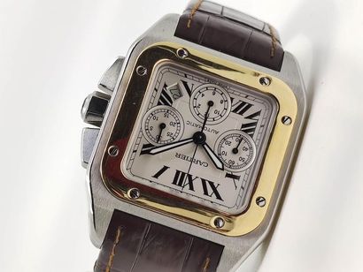 CARTIER Santos 100
Wristwatch, square case...
