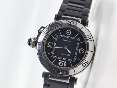 CARTIER 
Bracelet watch, round stainless...