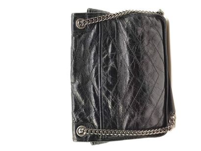 YVES SAINT LAURENT
Black leather bag, black...