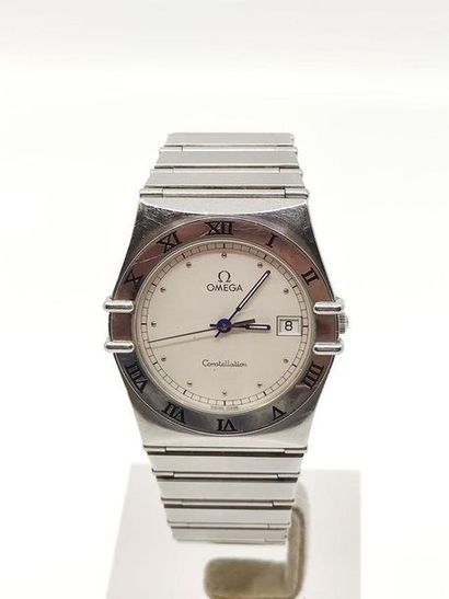 OMEGA Constellation 
Steel bracelet watch,...