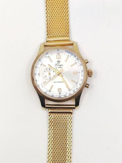 LINGS 21 PRIX 
Montre bracelet, boîtier rond,...