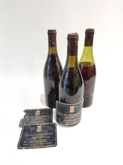 GEVREY CHAMBERTIN
Les croisettes 
Trois bouteilles...