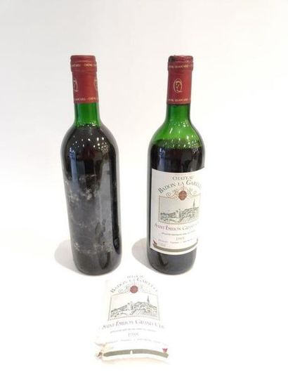 DEUX bouteilles 
Château Badon la Garelle
Etiquette...