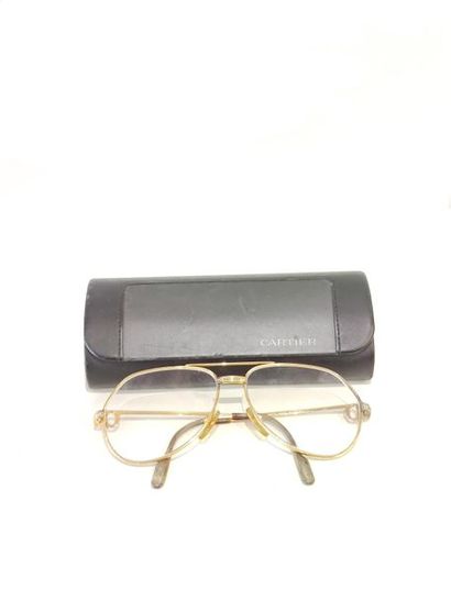 CARTIER 
Paire de lunette de vue, monture...