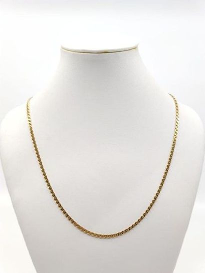 750° yellow gold chain 
Weight: 5.81g 
A...