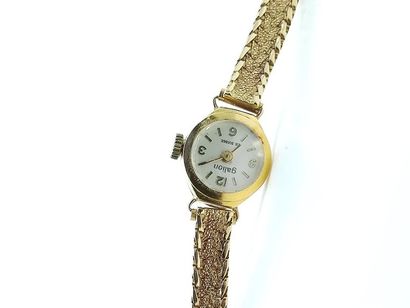 Ladies' WATCH in 750° yellow gold, brand...