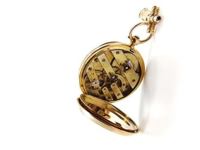E BERUSI
Neck watch in 750° yellow gold,...