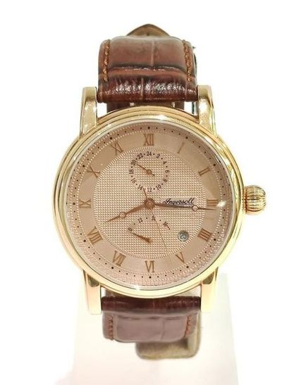 INGERSOLL
Wristwatch, 40mm gold-plated metal...
