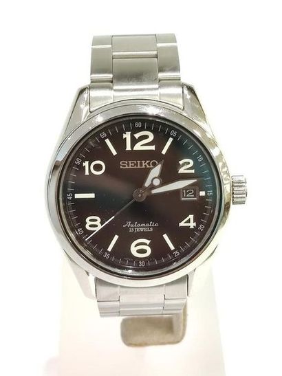SEIKO
Steel wristwatch, 38 mm round case,...