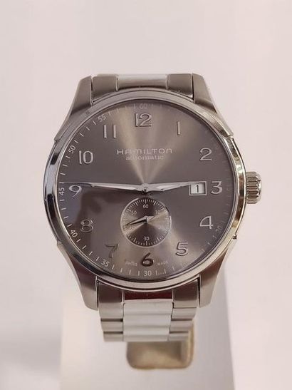 HAMILTON AUTOMATIC
Steel wristwatch, round...
