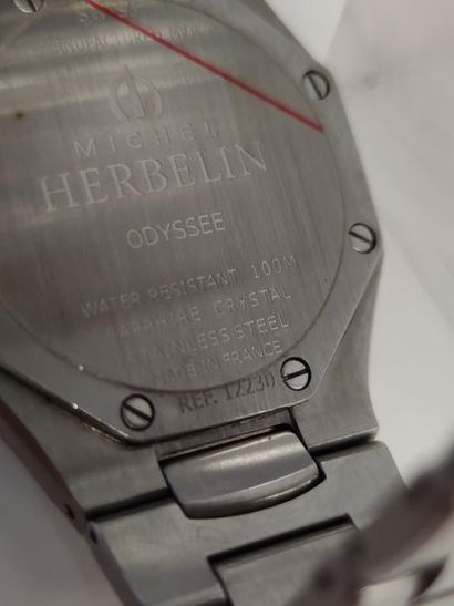 MICHEL HERBELIN Odyssée
Steel bracelet watch,...