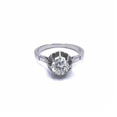 BIJOU NEUF

Solitaire en or gris 750° et...