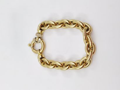BRACELET en or jaune 750° maille forçat ovale

Poids...