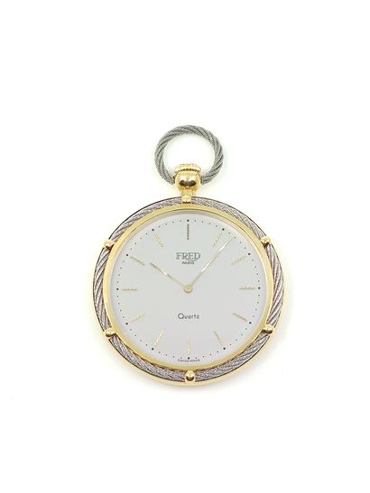 FRED 

Montre de gousset en or jaune 750°...
