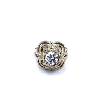 TRAVAIL Français circa 1950

BAGUE dôme en...