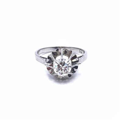 BIJOU NEUF

Solitaire en or gris 750° orné...
