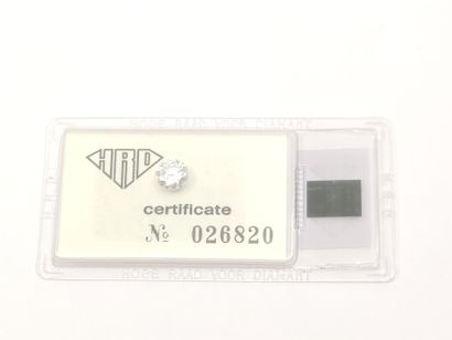 DIAMANT 1,27 CT COULEUR H VVS1

Certificat...