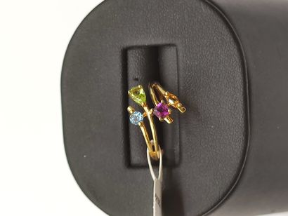 BIJOU NEUF

Bague en or jaune 750° ornée...